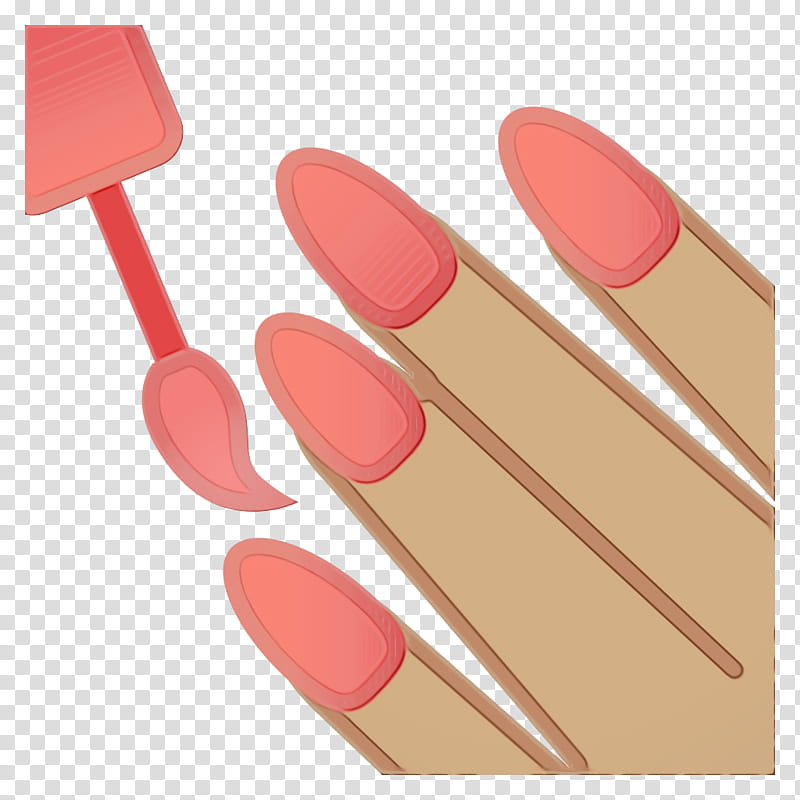Lips, Watercolor, Paint, Wet Ink, Nail, Lipstick, Lip Gloss, Nail Polish transparent background PNG clipart