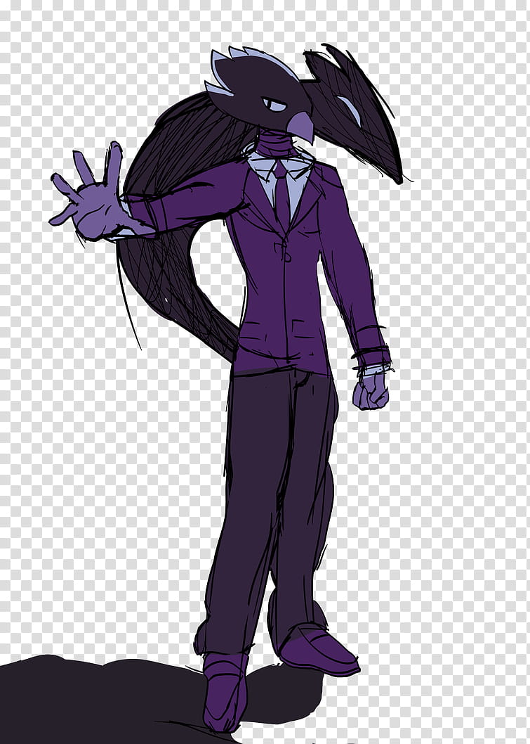 Tokoyami and Dark shadow transparent background PNG clipart