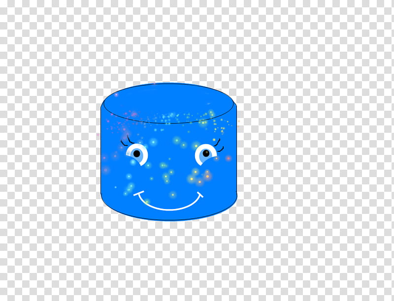 Blue Kawai D transparent background PNG clipart