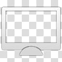 Devine Icons Part , white monitor transparent background PNG clipart