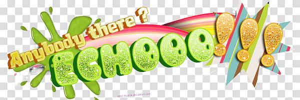 Echooo, anybody there? echooo!!! art transparent background PNG clipart