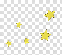 Little Stars Five Yellow Stars Illustration Transparent Background Png Clipart Hiclipart