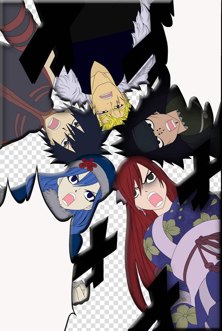 Fairy Tail , anime character illusrtrations transparent background PNG clipart