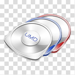 Psp icons, umd's, three UMD disc transparent background PNG clipart
