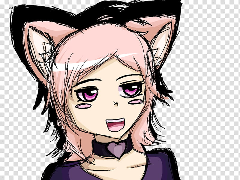 Some kind of neko trash transparent background PNG clipart