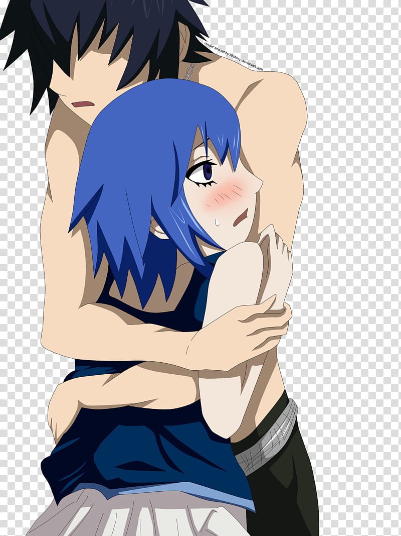 Gray x Juvia GRUVIA render transparent background PNG clipart