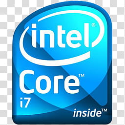 Intel Logo, Intel logo Core i Blue icon transparent background PNG clipart
