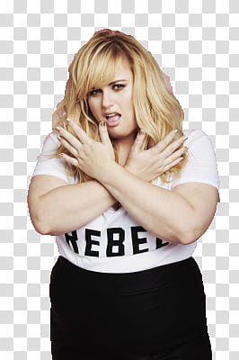 Rebel Wilson ,  transparent background PNG clipart