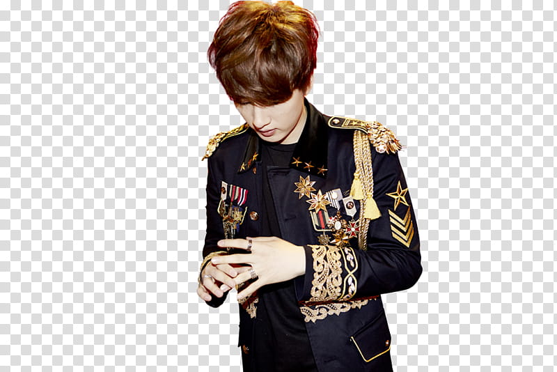 Eunhyuk ss in HK backstage transparent background PNG clipart