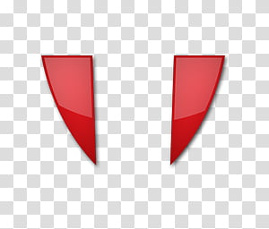 Naruto Logos Two Triangular Red Icons Transparent Background Png