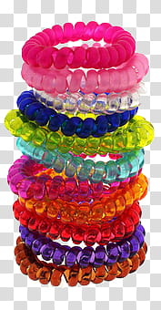 Surprise, assorted color beaded bracelets transparent background PNG clipart