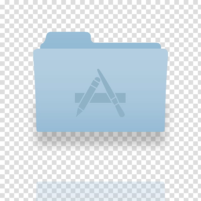 OS X Mavericks icons, Folder Apps mirror transparent background PNG clipart