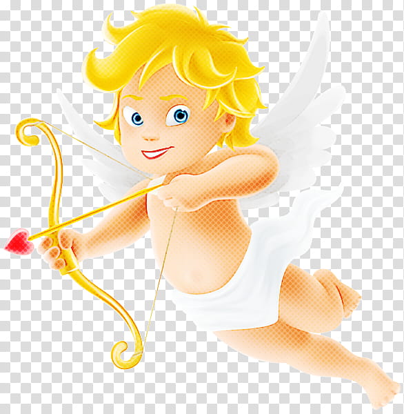 cartoon fictional character cupid angel, Cartoon transparent background PNG clipart