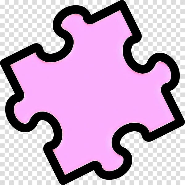 Pink, Jigsaw Puzzles, Puzzle Piece, Drawing, Silhouette Puzzle, Line, Material Property, Magenta transparent background PNG clipart
