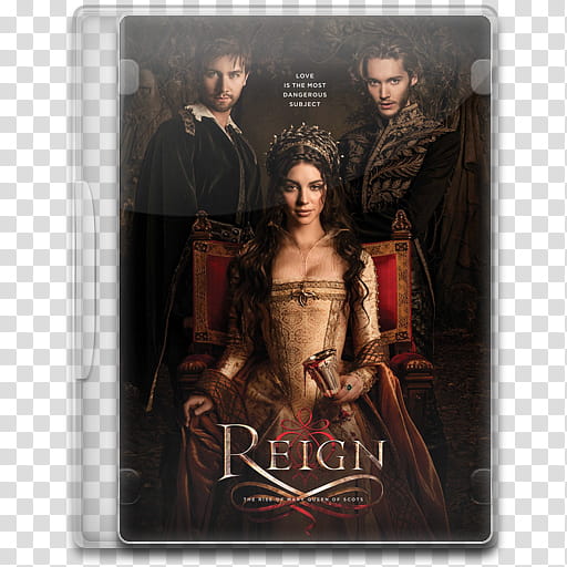 TV Show Icon , Reign, Reign DVD case transparent background PNG clipart