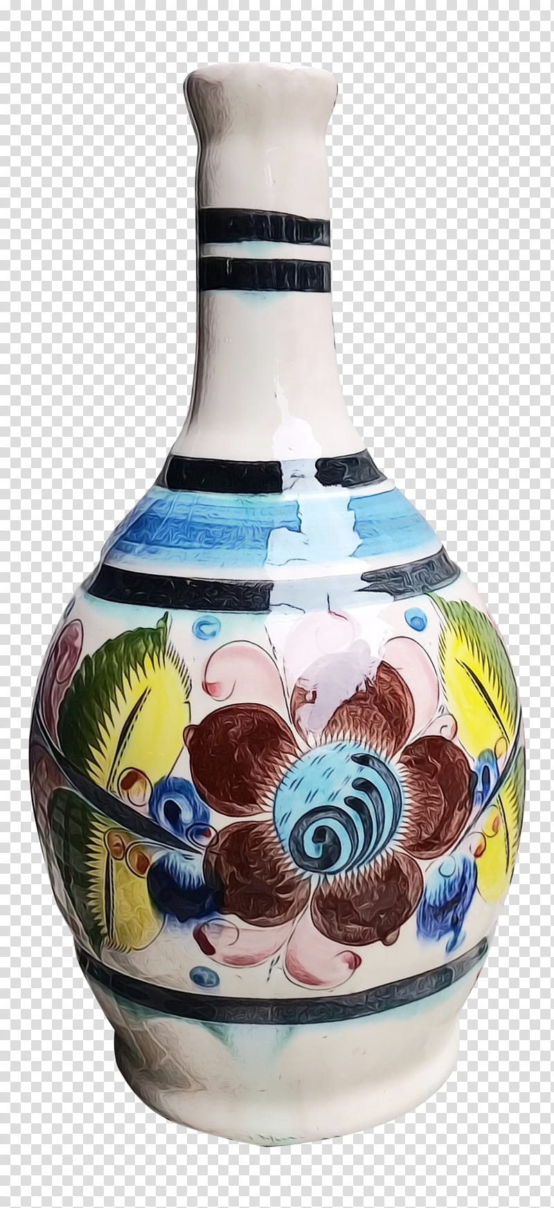 Vase Ceramic, Pottery, Earthenware, Artifact, Glass, Barware, Bottle transparent background PNG clipart