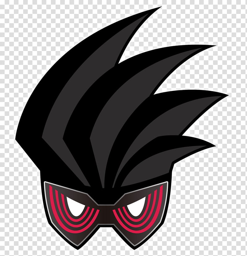 Kamen Rider Genm Symbol, black mask illustration transparent background PNG clipart