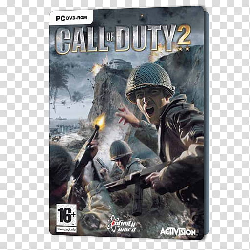 PC Games Dock Icons , Call Of Duty , PC DVD-ROM Call of Duty  for ages + case transparent background PNG clipart