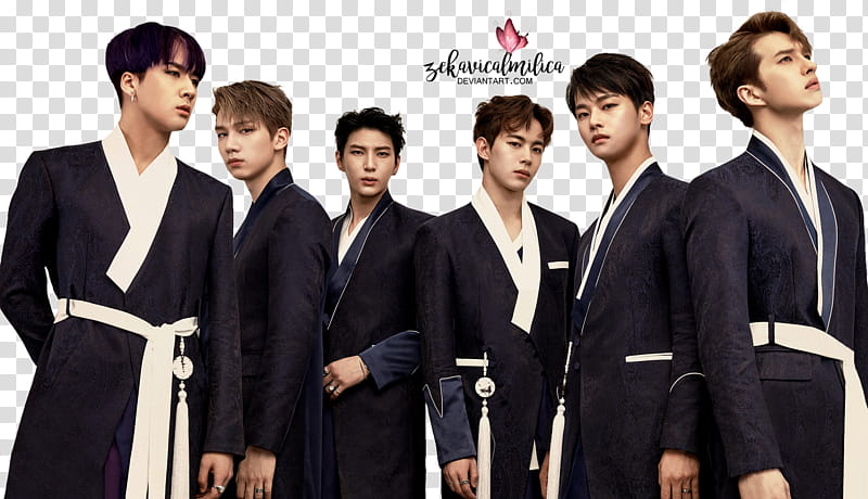 VIXX Shangri La, group of Korean pop icons transparent background PNG clipart
