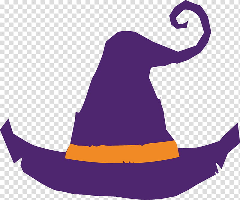witch hat halloween, Halloween , Purple, Costume Hat, Headgear, Costume Accessory, Silhouette transparent background PNG clipart