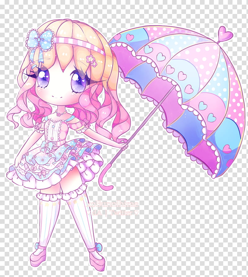 SpeedPaint Commission Sorbet Dance, female anime character holding umbrella transparent background PNG clipart