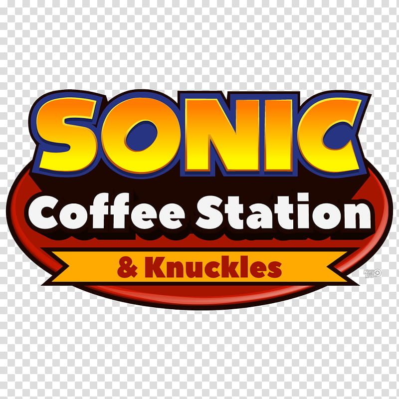 Sonic Coffee Station And Knuckles Logo transparent background PNG clipart