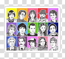 Stranger Things Stickers , human sketch transparent background PNG ...