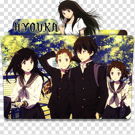 Anime Icon Pack , Hyouka v transparent background PNG clipart