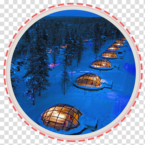 Christmas Village, Igloo, Kakslauttanen Arctic Resort East Village, Hotel, Accommodation, Arctic Circle, Aurora, Ice Hotel transparent background PNG clipart