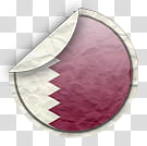 world flags, Qatar icon transparent background PNG clipart