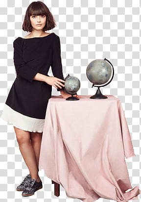 RESOURCE  Cinderblock Garden, woman holding desk globe transparent background PNG clipart