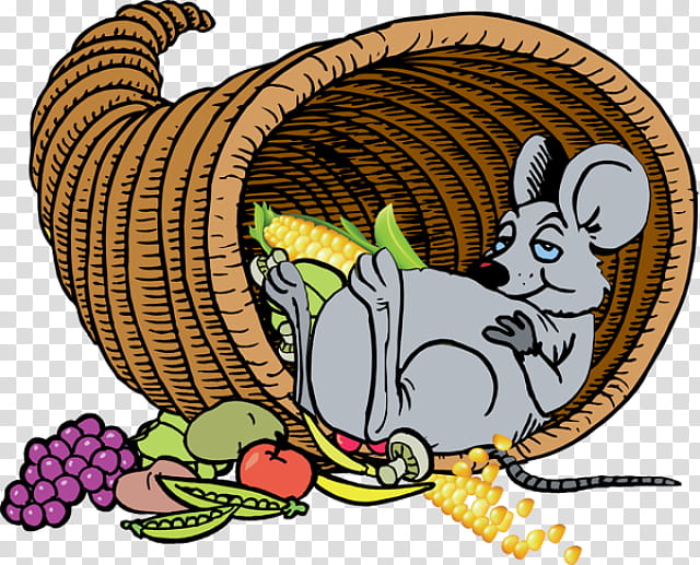 Thanksgiving Cornucopia, Drawing, Cartoon, Armadillo, Food, Cingulata, Cat, Tail transparent background PNG clipart