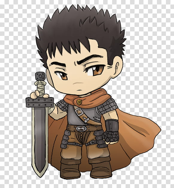 Berserk: Guts Chibi transparent background PNG clipart