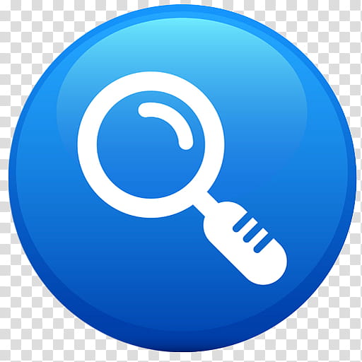 Magnifying Glass Icon, Button, Icon Design, Magnifier, Blue, Circle, Symbol, Computer Icon transparent background PNG clipart