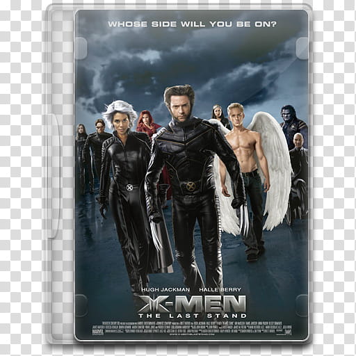 Movie Icon , X-Men, The Last Stand, Marvel X-Men The Last Stand DVD case art transparent background PNG clipart