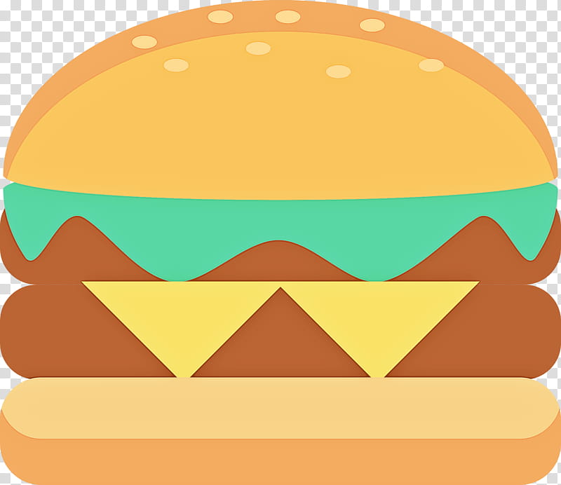 Hamburger, Cheeseburger, Yellow, Fast Food, Finger Food transparent background PNG clipart