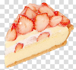 slice of strawberry pie transparent background PNG clipart