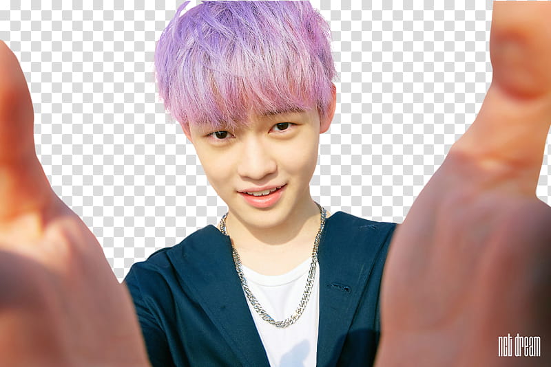 CHENLE NCT DREAM We Young, man wearing silver-color necklace transparent background PNG clipart