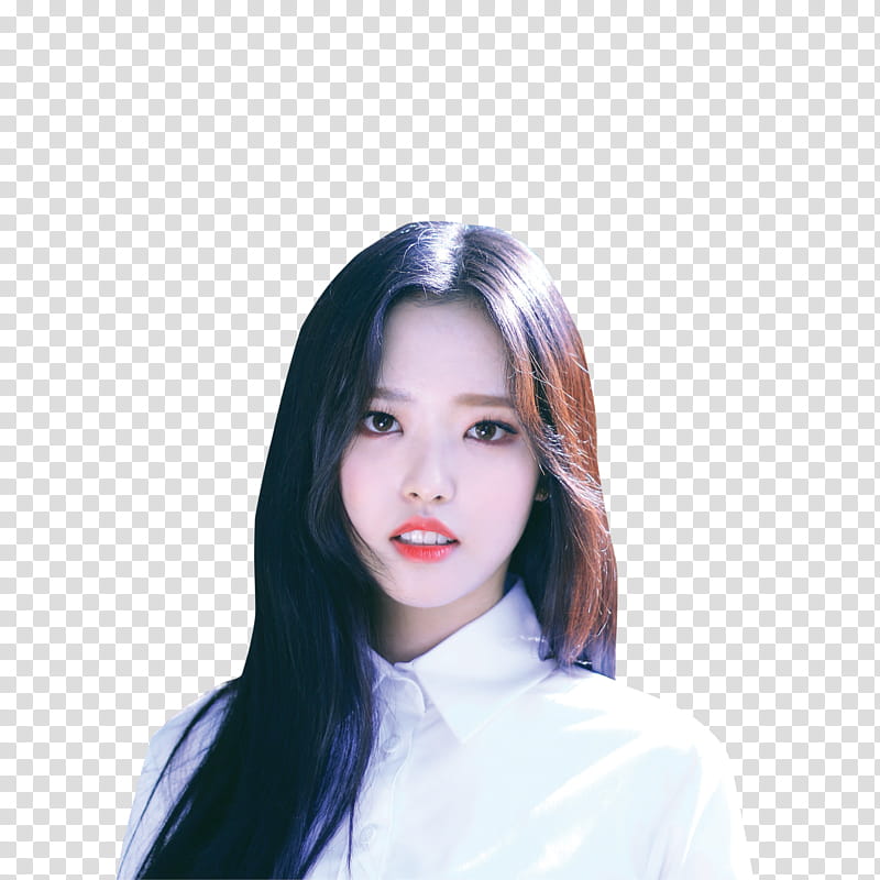LOONA YYXY, smiling woman wearing white collared shirt transparent background PNG clipart