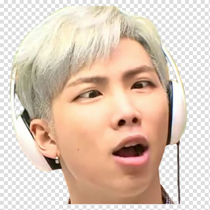 KPOP MEME EPISODE  BTS, man wearing headphones transparent background PNG clipart