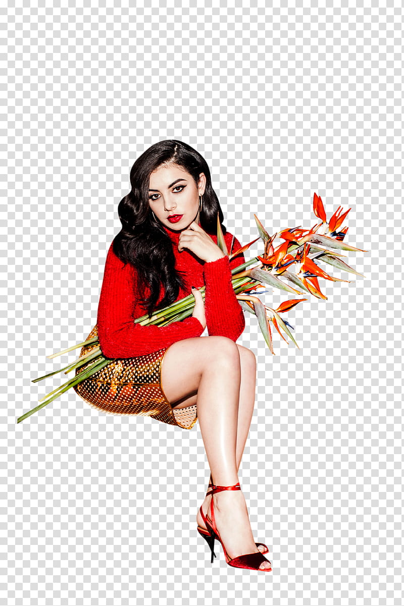 CHARLI XCX,  transparent background PNG clipart