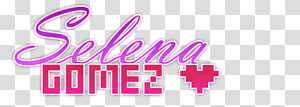 Texto Selena Gomez transparent background PNG clipart thumbnail