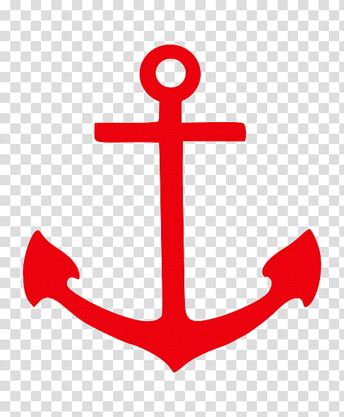 anchor red symbol emblem logo, Cross, Sign transparent background PNG clipart