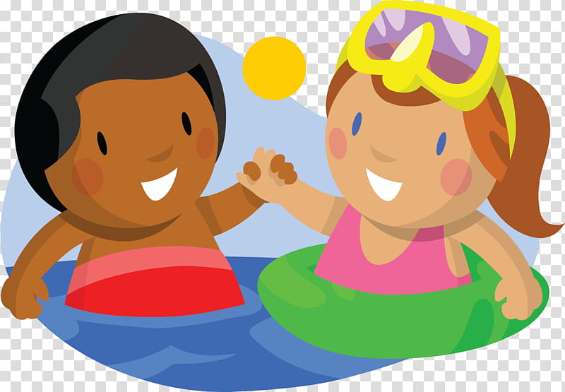 Girl, Swimming, Boy, Swimming Pools, Child, Cartoon, Woman, Fun transparent background PNG clipart