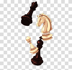 Black horse chess piece, Chess piece relative value Knight Xiangqi, Chess  material horse head transparent background PNG clipart