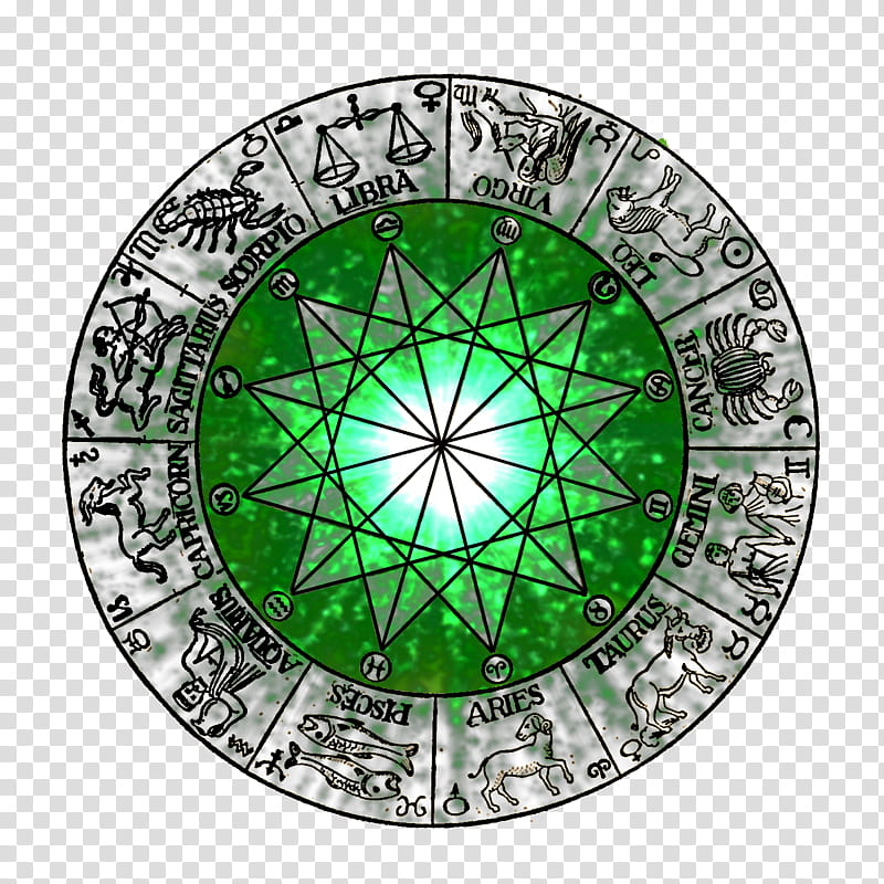 round green star constellation logo transparent background PNG clipart