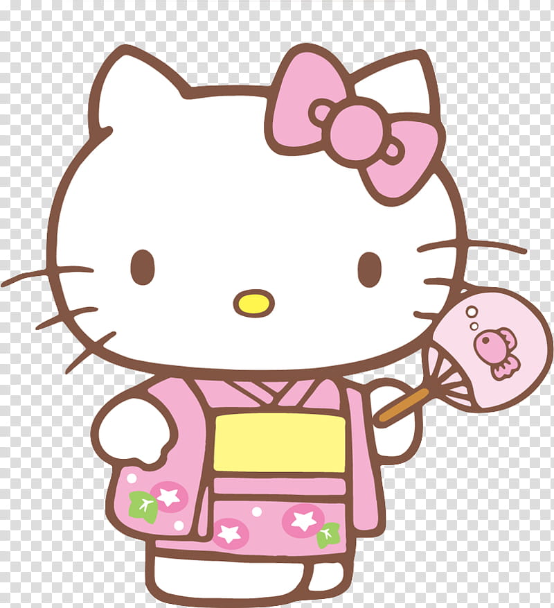 Hello Kitty Cool And Cute Coloring Page - Hello Kitty Drawing - Free  Transparent PNG Clipart Images Download