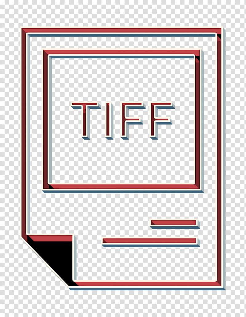 extention icon file icon tiff icon, Type Icon, Line, Rectangle transparent background PNG clipart