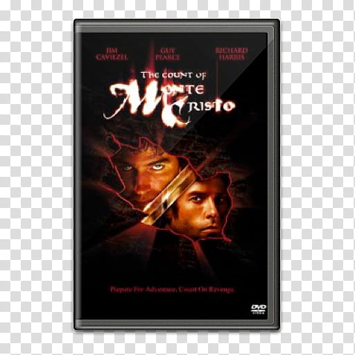 Movie covers, The Count of Monte Cristo transparent background PNG clipart