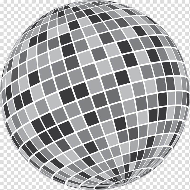 Discoball, round grey mirror ball transparent background PNG clipart